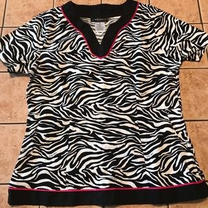 Baby phat nurses scrub shirt